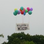 Proteste gegen das Sommerbiwak 2008
