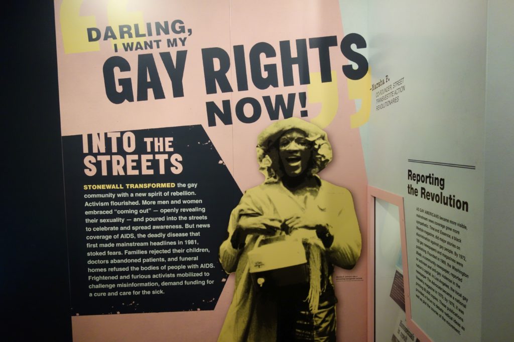 Stonewall was a Riot Ausstellung, Newsseum Washington DC
